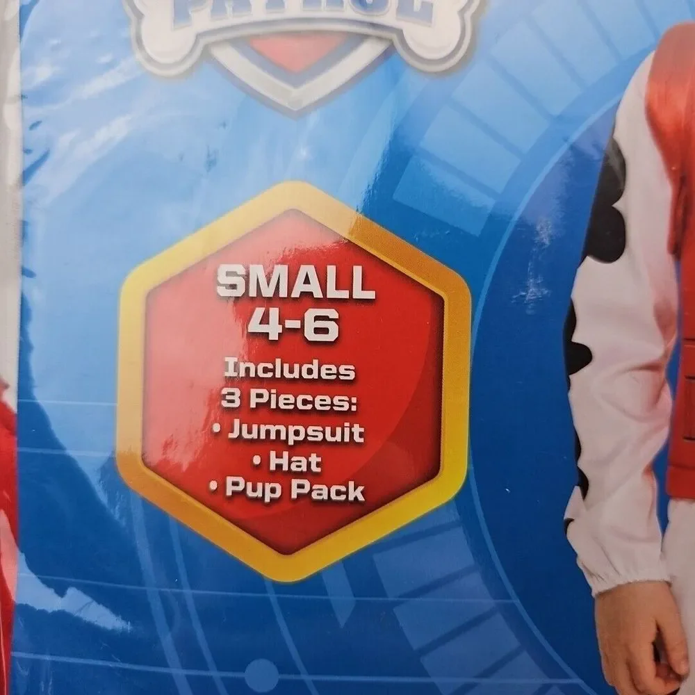 Nickelodeon‎ Paw Patrol Marshall Light-Up Costume Small 4-6 New